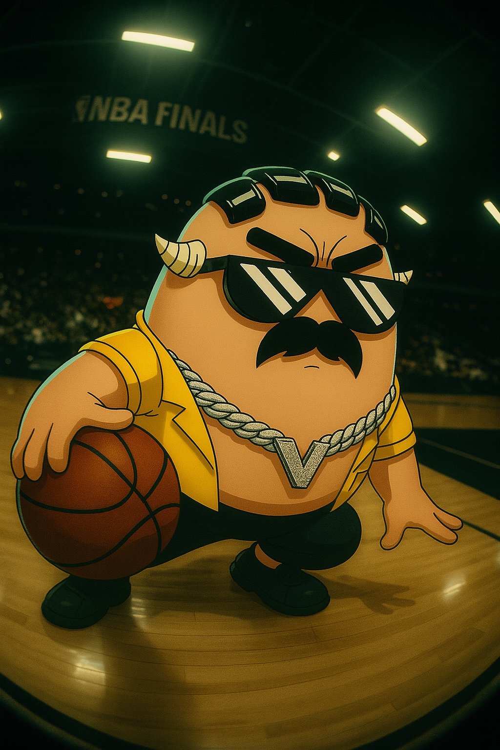 VARKI playing basketball
