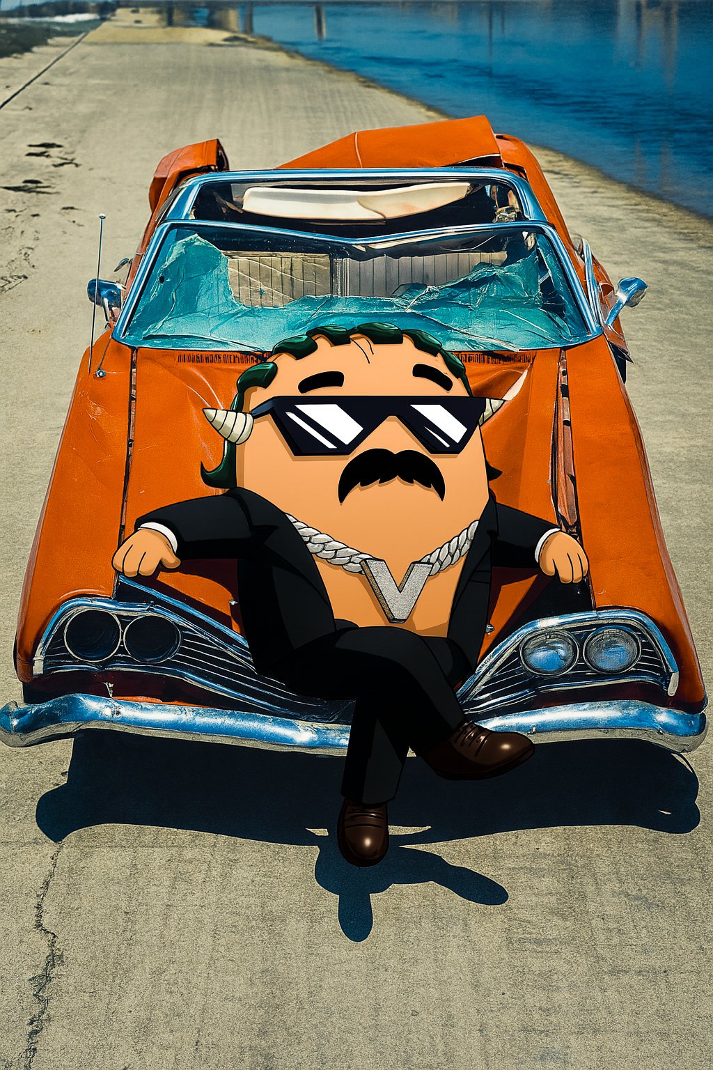 VARKI with a car