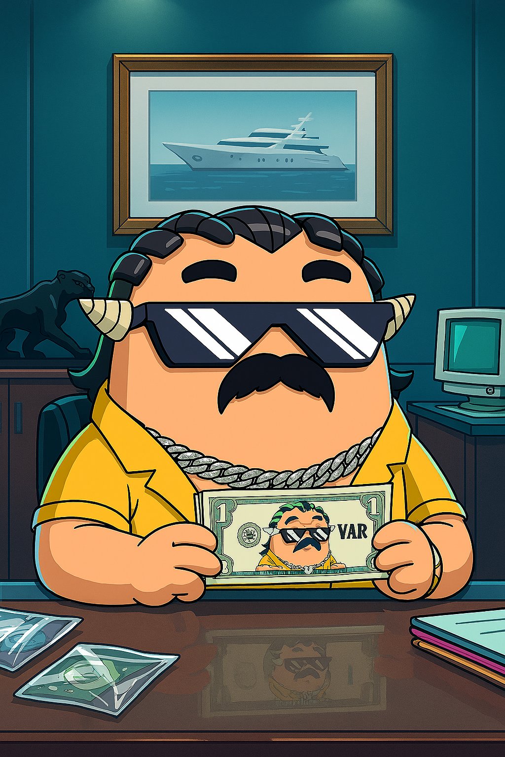 VARKI in his office